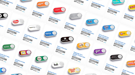 $1 Dash Buttons | Amazon | $5 credit on first press of each